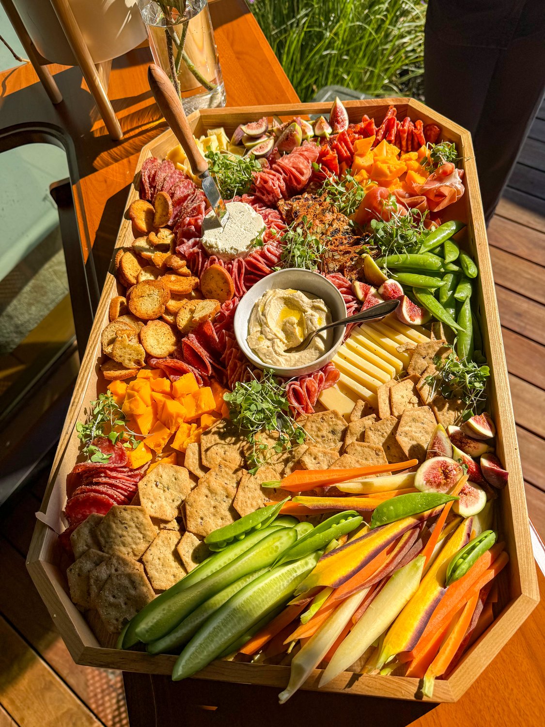 Private event grazing board